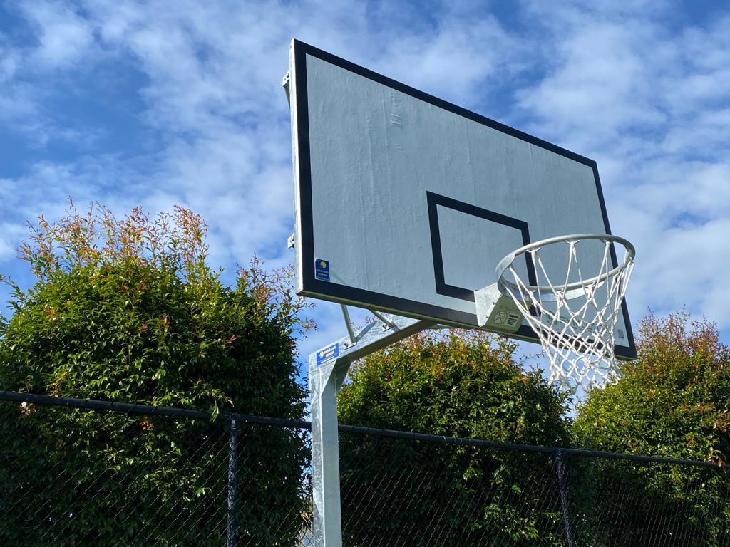 Regulation Basketball backboard & hoop Mayfield Sports for Tennis